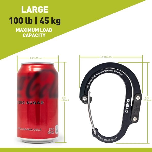 Heroclip Large Carabiner Gear Clip Review GEAR AID for Heavy Duty Hanging Heroclip Large Carabiner Gear Clip Review GEAR AID for Heavy Duty Hanging