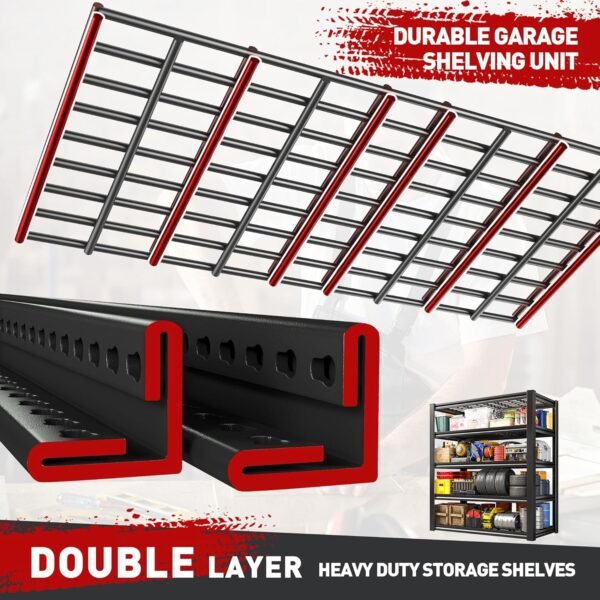 REIBII Garage Shelving Review Heavy Duty Adjustable Metal Storage Racks REIBII Garage Shelving Review Heavy Duty Adjustable Metal Storage Racks