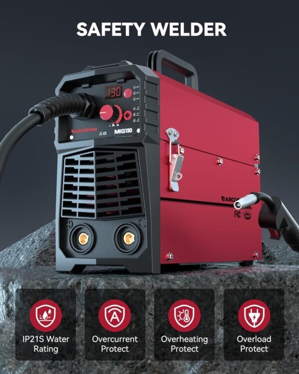 ARCCAPTAIN MIG Welder 130A Review Best Portable 3 in 1 Welding Machine Features ARCCAPTAIN MIG Welder 130A Review Best Portable 3 in 1 Welding Machine Features