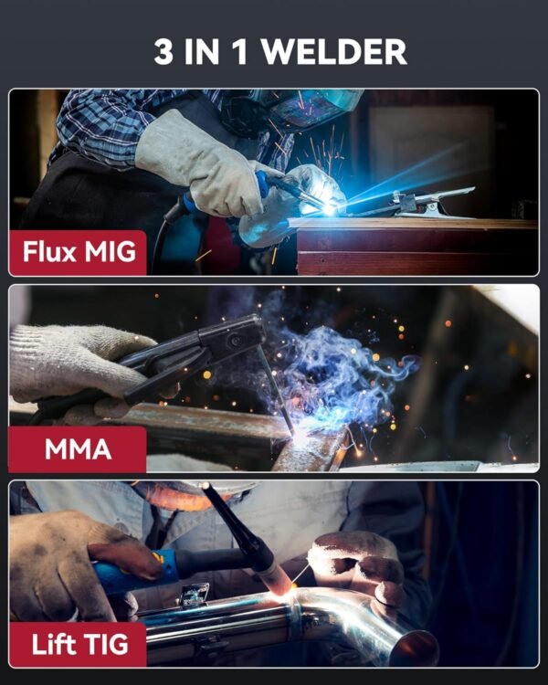 ARCCAPTAIN MIG Welder 130A Review Best Portable 3 in 1 Welding Machine Features ARCCAPTAIN MIG Welder 130A Review Best Portable 3 in 1 Welding Machine Features