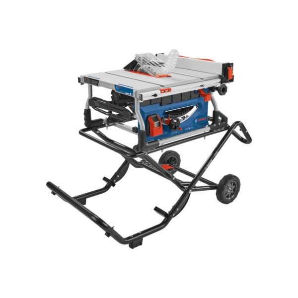 BOSCH GTS15-10 10 Inch Portable Jobsite Table Saw with Gravity-Rise Wheeled Stand, 15 Amp, 32-1/8 Inch Rip Capacity, 4 HP BOSCH GTS15-10 10 Inch Portable Jobsite Table Saw with Gravity-Rise Wheeled Stand, 15 Amp, 32-1/8 Inch Rip Capacity, 4 HP