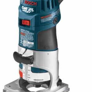 BOSCH PR20EVS Colt 1.0 HP Variable-Speed Palm Router - 5.6 Amp Motor, Soft Start, Constant ResponsCircuitry, Ergonomic Grip, Rugged Aluminum Base, Quick-Clamp System, 1/4" Collet