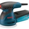 BOSCH ROS20VSC Palm Sander - 2.5 Amp 5 Inches Corded Variable Speed Random Orbital Sander/Polisher Kit with Dust Collector and Soft Carrying Bag, Blue BOSCH ROS20VSC Palm Sander - 2.5 Amp 5 Inches Corded Variable Speed Random Orbital Sander/Polisher Kit with Dust Collector and Soft Carrying Bag, Blue