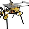DEWALT 10-Inch Table Saw with Rolling Stand, 32-1/2-Inch Rip Capacity (DWE7491RS)