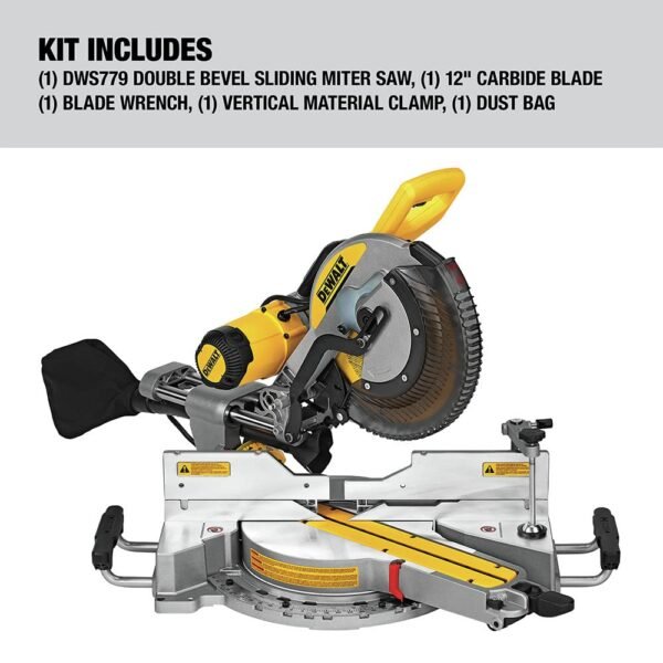 DEWALT 12 Inch Sliding Compound Miter Saw DWS779 Review Power Tools Comparison