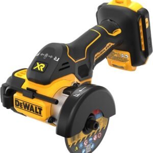 DEWALT 20V MAX* XR Brushless 3 in. Cordless Cut-Off Tool (Renewed) - Includes DCS438 Tool, Dust Shroud, Abrasive & Diamond Wheels, Arbor Adapter Ring, Hex Wrench DEWALT 20V MAX* XR Brushless 3 in. Cordless Cut-Off Tool (Renewed) - Includes DCS438 Tool, Dust Shroud, Abrasive & Diamond Wheels, Arbor Adapter Ring, Hex Wrench