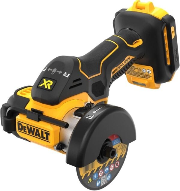 DEWALT 20V MAX* XR Brushless 3 in. Cordless Cut-Off Tool (Renewed) - Includes DCS438 Tool, Dust Shroud, Abrasive & Diamond Wheels, Arbor Adapter Ring, Hex Wrench DEWALT 20V MAX* XR Brushless 3 in. Cordless Cut-Off Tool (Renewed) - Includes DCS438 Tool, Dust Shroud, Abrasive & Diamond Wheels, Arbor Adapter Ring, Hex Wrench
