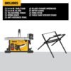 DEWALT 8-1/4 Inch Table Saw Review Powerful Compact Jobsite Tool Features