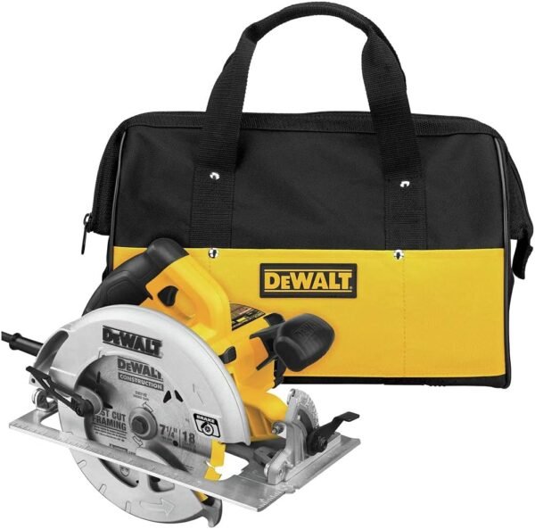 DEWALT Circular Saw, 7-1/4 inch, Pivoting with up to 57 Degree Bevel, Corded (DWE575SB) DEWALT Circular Saw, 7-1/4 inch, Pivoting with up to 57 Degree Bevel, Corded (DWE575SB)