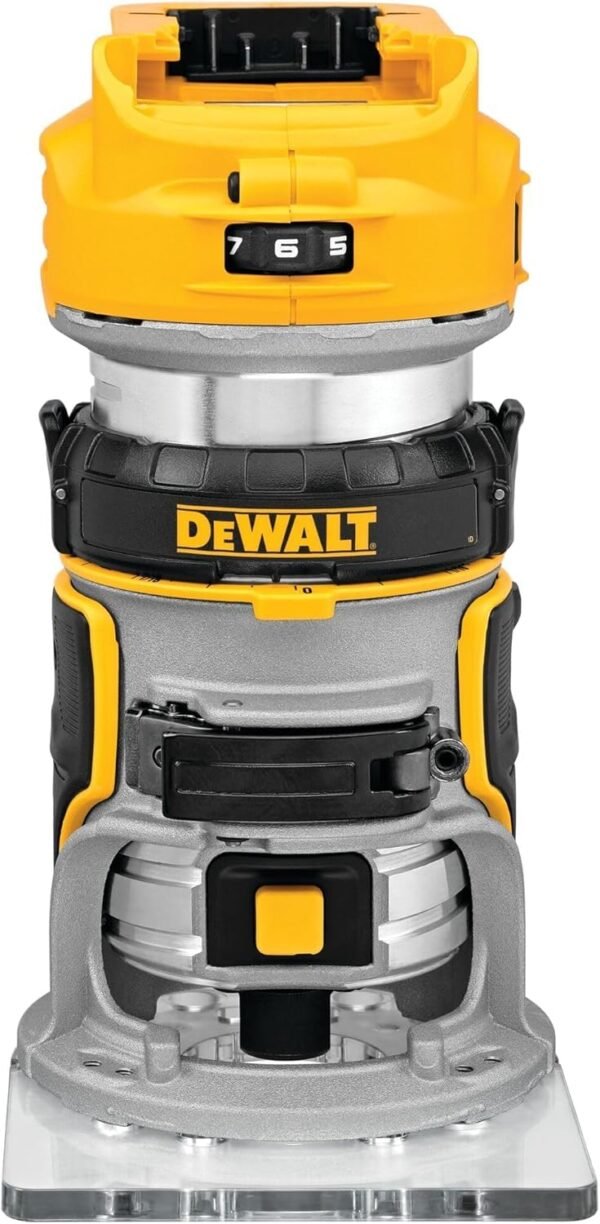 DEWALT DCW600B 20V MAX XR CMPCT Metal Fixed Base Router DEWALT DCW600B 20V MAX XR CMPCT Metal Fixed Base Router