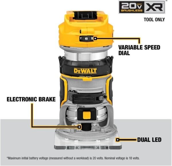 DEWALT DCW600B Compact Router Review Battery Powered 20V MAX XR Performance Insights DEWALT DCW600B Compact Router Review Battery Powered 20V MAX XR Performance Insights