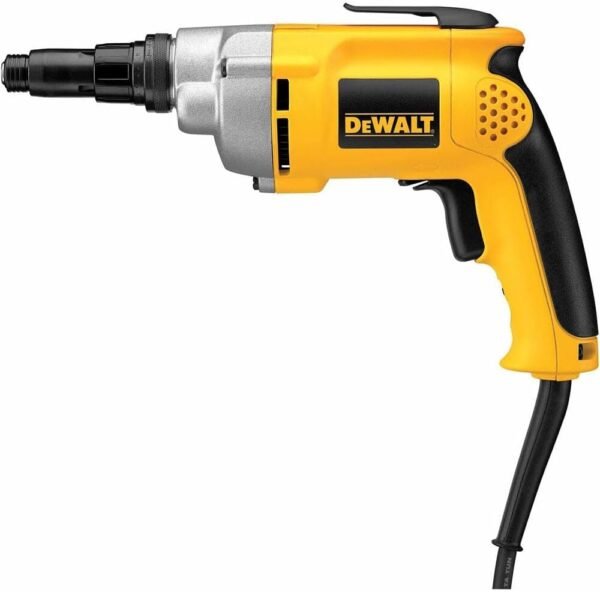 DEWALT Drywall Screw Gun, 6.5-Amp (DW268), Yellow DEWALT Drywall Screw Gun, 6.5-Amp (DW268), Yellow