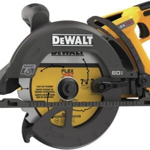 DEWALT FLEXVOLT 60V MAX* Circular Saw for Framing, 7-1/4-Inch, Tool Only (DCS577B) DEWALT FLEXVOLT 60V MAX* Circular Saw for Framing, 7-1/4-Inch, Tool Only (DCS577B)