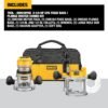 DEWALT Router DW618PKB Review Powerful Variable Speed Fixed and Plunge Base Combo DEWALT Router DW618PKB Review Powerful Variable Speed Fixed and Plunge Base Combo