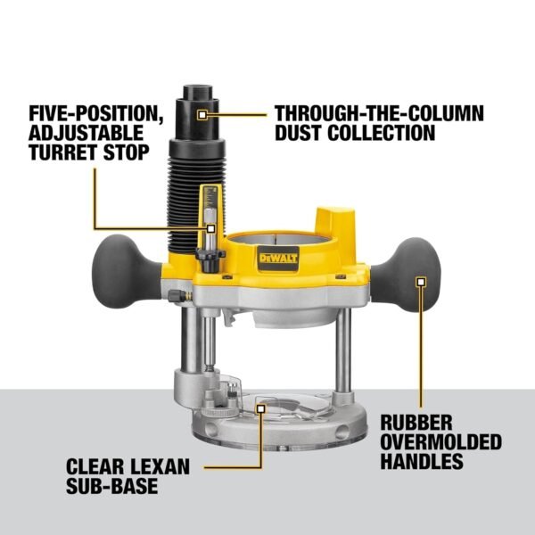 DEWALT Router DW618PKB Review Powerful Variable Speed Fixed and Plunge Base Combo DEWALT Router DW618PKB Review Powerful Variable Speed Fixed and Plunge Base Combo