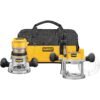 DEWALT Router, Fixed and Plunge Base Kit, Soft Start, 12-Amp, 24,000 RPM, Variable Speed Trigger, Corded (DW618PKB) DEWALT Router, Fixed and Plunge Base Kit, Soft Start, 12-Amp, 24,000 RPM, Variable Speed Trigger, Corded (DW618PKB)