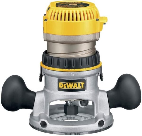 DEWALT Router, Fixed Base, 12-Amp, 24,000 RPM Variable Speed Trigger, 2-1/4HP, Corded (DW618) DEWALT Router, Fixed Base, 12-Amp, 24,000 RPM Variable Speed Trigger, 2-1/4HP, Corded (DW618)