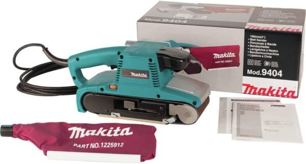Makita 9404 4" x 24" Belt Sander, with Variable Speed , Blue