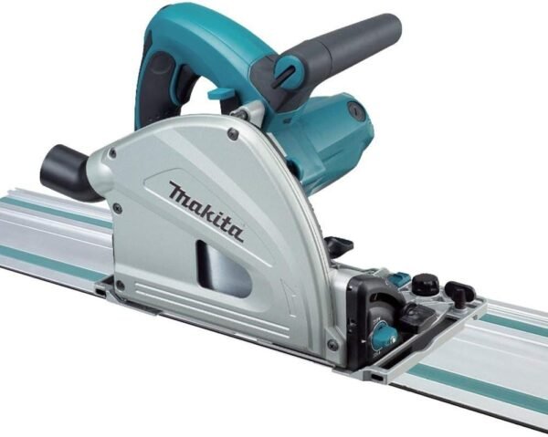 Makita SP6000J1 6-1/2" Plunge Circular Saw Kit, with Stackable Tool case and 55" Guide Rail, Blue Makita SP6000J1 6-1/2" Plunge Circular Saw Kit, with Stackable Tool case and 55" Guide Rail, Blue