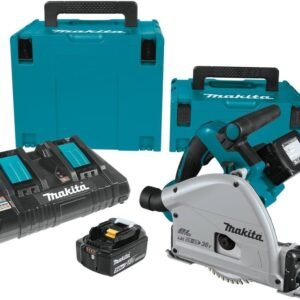 Makita XPS01PTJ 18-Volt X2 LXT Lithium-Ion (36V) Brushless Cordless 6-1/2 inch Plunge Circular Saw Kit (5.0Ah) with 199140-0 39 inch Guide Rail(Sold separately) Makita XPS01PTJ 18-Volt X2 LXT Lithium-Ion (36V) Brushless Cordless 6-1/2 inch Plunge Circular Saw Kit (5.0Ah) with 199140-0 39 inch Guide Rail(Sold separately)