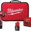 Milwaukee 2401-22 M12 12-Volt Lithium-Ion 1/4 in. Hex Cordless Screwdriver Kit Milwaukee 2401-22 M12 12-Volt Lithium-Ion 1/4 in. Hex Cordless Screwdriver Kit