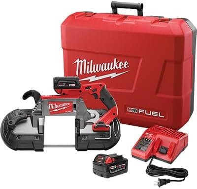 Milwaukee 2729-22 M18 Fuel Deep Cut Band Saw 2 Bat Kit Milwaukee 2729-22 M18 Fuel Deep Cut Band Saw 2 Bat Kit