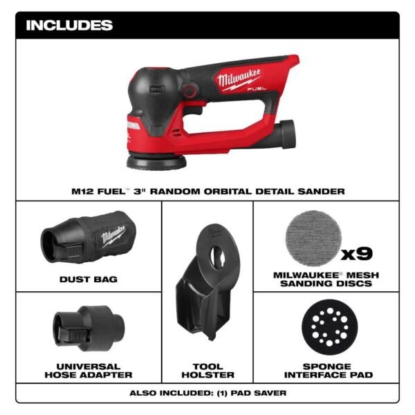 Milwaukee M12 Fuel 3 Inch Random Orbital Detail Sander Review Unmatched Power and Precision Milwaukee M12 Fuel 3 Inch Random Orbital Detail Sander Review Unmatched Power and Precision