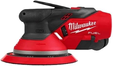 Milwaukee M12 FUEL 6 Inch Random Orbital Sander, 3/16 Inch (Bare Tool) Milwaukee M12 FUEL 6 Inch Random Orbital Sander, 3/16 Inch (Bare Tool)