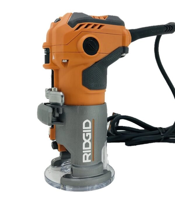 Ridgid Power Trim Router R24012 Corded Electric Review with Micro Adjust Dial Features Ridgid Power Trim Router R24012 Corded Electric Review with Micro Adjust Dial Features