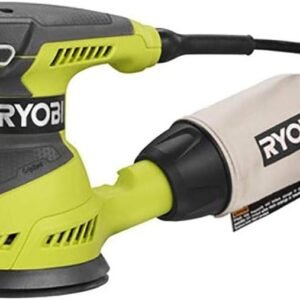 Ryobi RS290G 2.6 Amp 12,500 OPM Single Speed 5 Inch Hook and Loop Corded Random Orbit Sander w/ 3 Pads and Dust Bag Ryobi RS290G 2.6 Amp 12,500 OPM Single Speed 5 Inch Hook and Loop Corded Random Orbit Sander w/ 3 Pads and Dust Bag