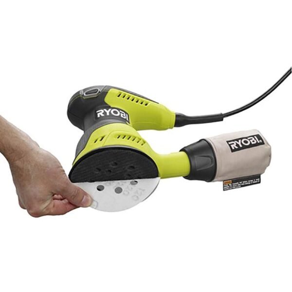 Ryobi RS290G Random Orbit Sander Review Dust Bag and Ergonomic Grip Features Explored Ryobi RS290G Random Orbit Sander Review Dust Bag and Ergonomic Grip Features Explored