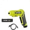 RYOBI USB Lithium Pivot Screwdriver Kit Battery Included, Green (Renewed) RYOBI USB Lithium Pivot Screwdriver Kit Battery Included, Green (Renewed)