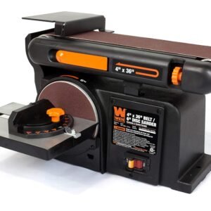 WEN Benchtop Belt and Disc Sander with 4 x 36 in. Belt, 6 in. Disc and Cast Iron Base (6502T) WEN Benchtop Belt and Disc Sander with 4 x 36 in. Belt, 6 in. Disc and Cast Iron Base (6502T)